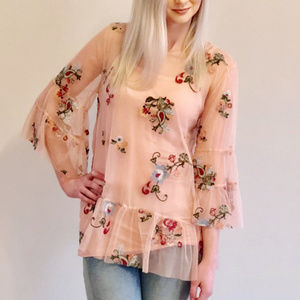 Joh Shear Floral Top